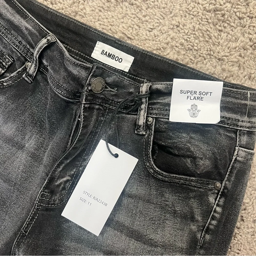 BAMBOO Charcoal Flare Jeans